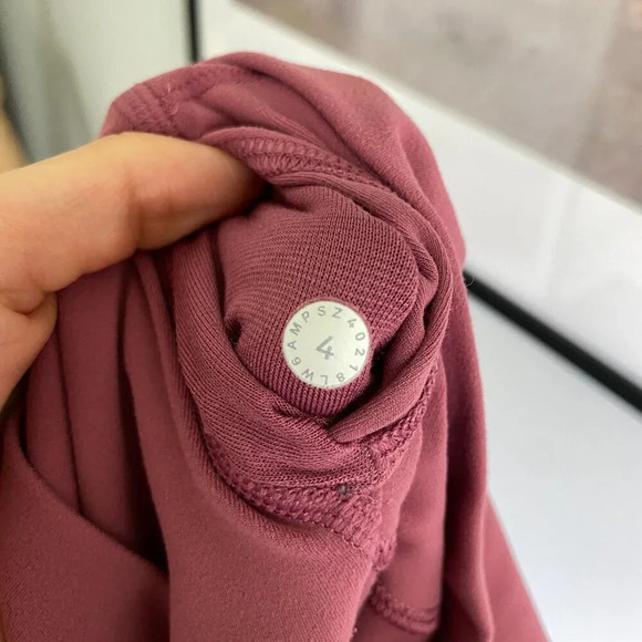 LULULEMON Align Crop *21" Nulu High Rise Yoga Leggings  So Merlot Size 4 - Picture 12 of 13